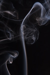 Abstract smoke waves photo