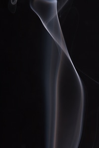 Smooth wisp of smoke