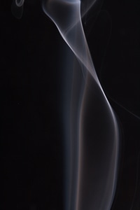 Smooth wisp of smoke photo