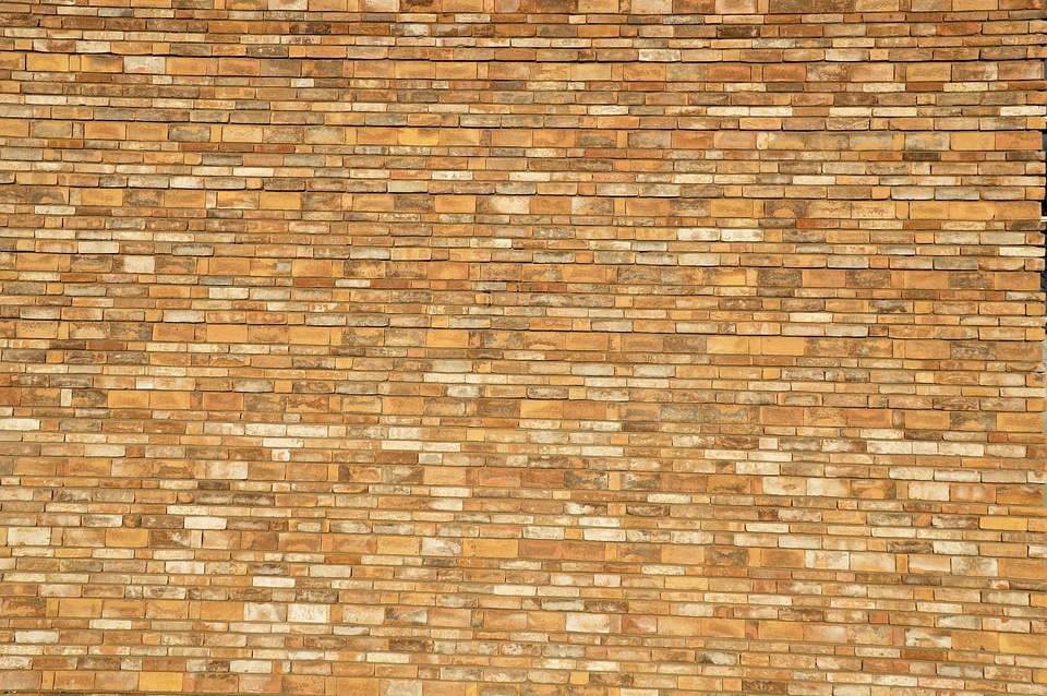 Block brickwork construction