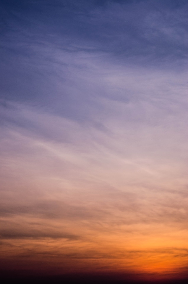 Dawn sky clouds