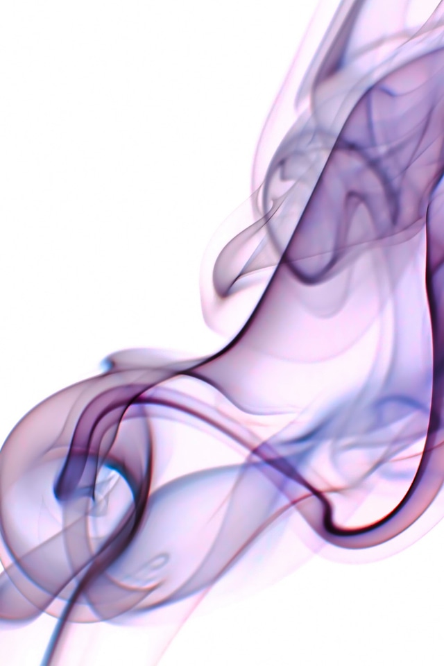 Smoke on white