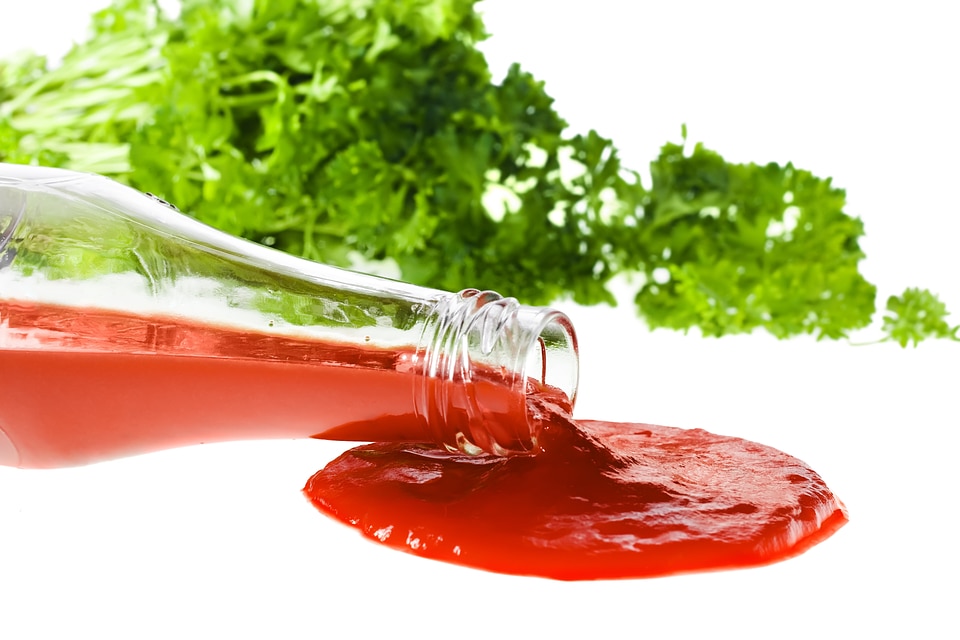 Spilling Ketchup Bottle