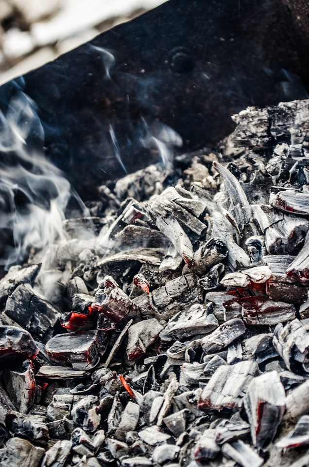 Remains blaze charcoal