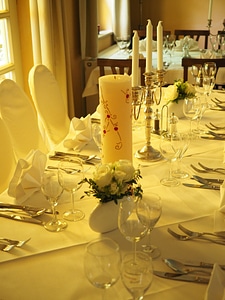 Table wedding decoration photo