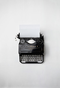 The typewriter photo