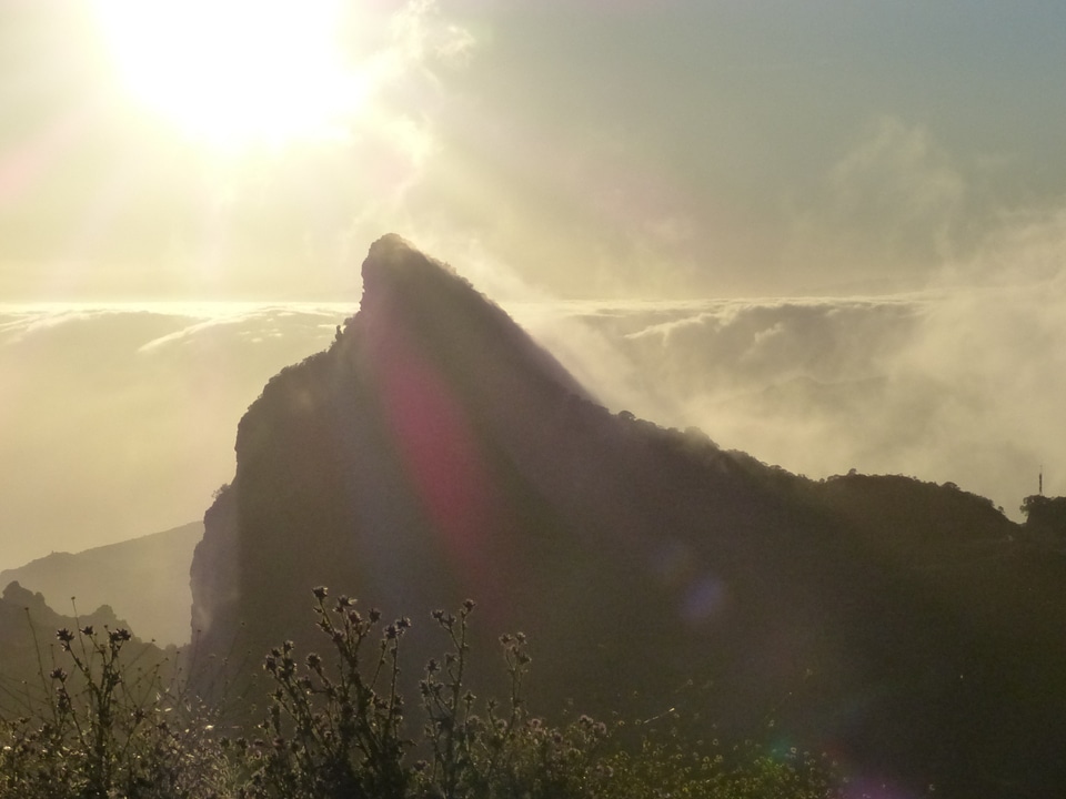 Sun mountains tenerife