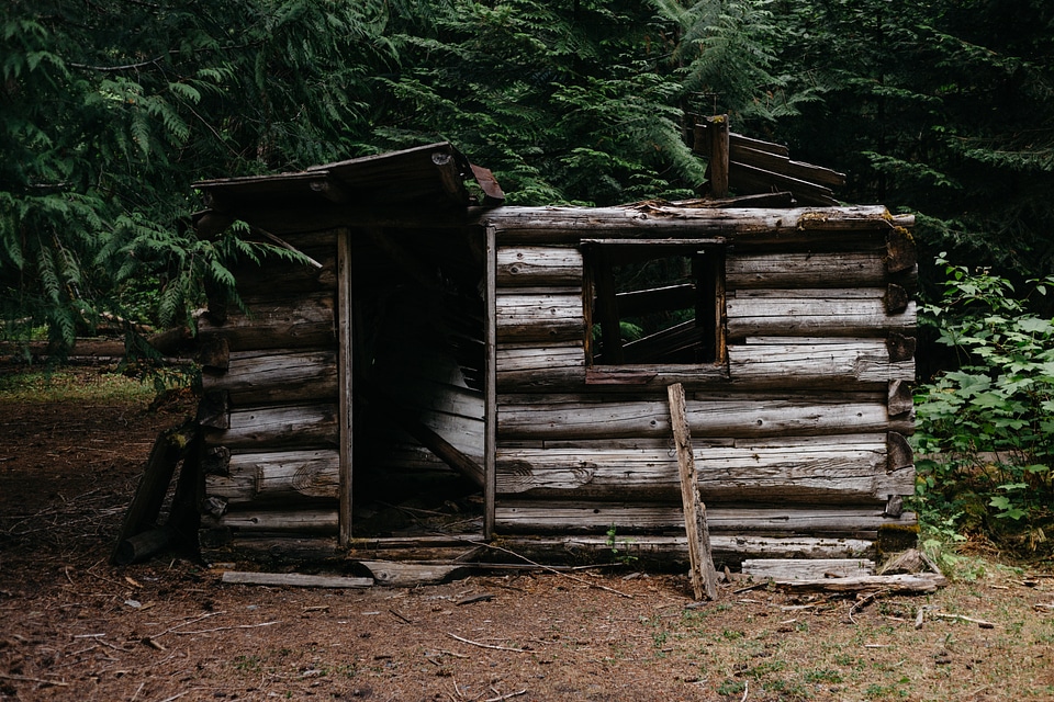 Broken Wooden House