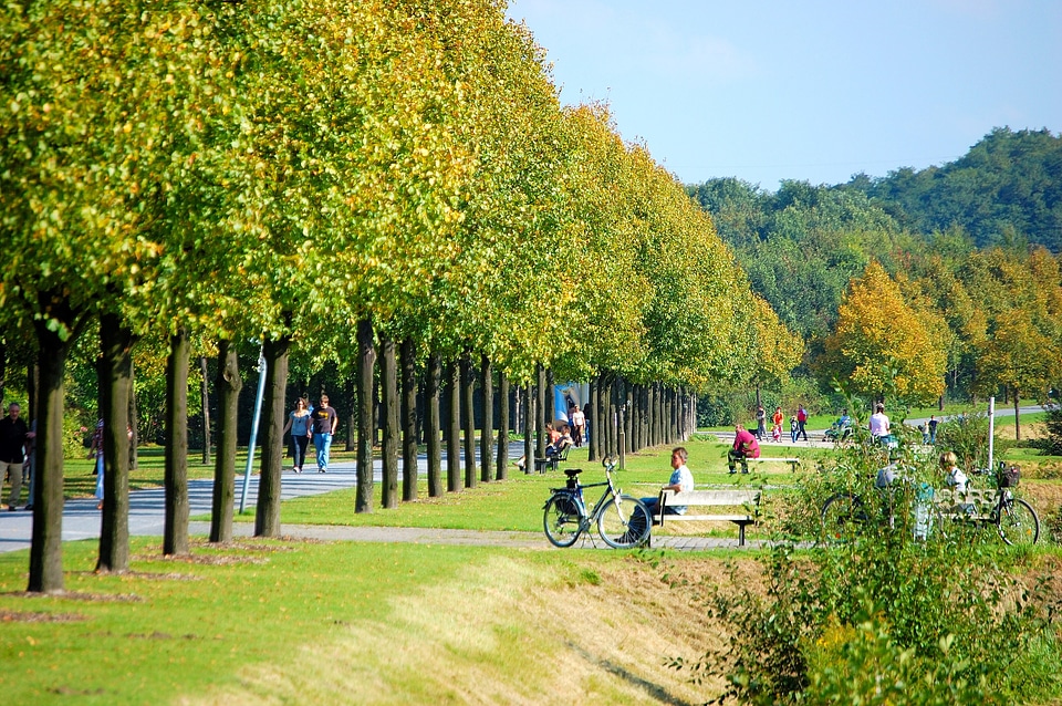 Ruhr area industrial park local recreation