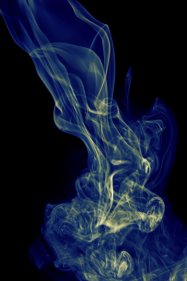 Blue abstract smoke background