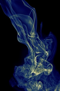 Blue abstract smoke background photo