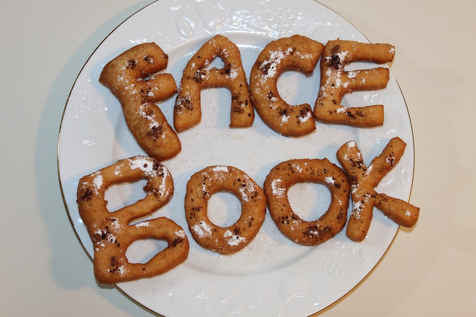 Facebook sweets doughnut