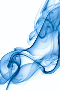 Blue swirl smoke background