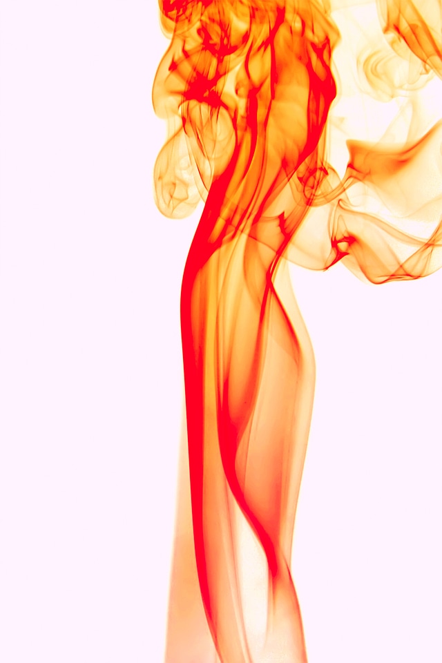 Red abstract smoke
