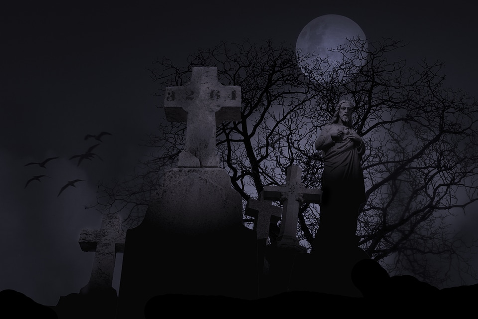 Night scary creepy