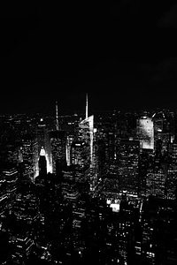 Dark city photo
