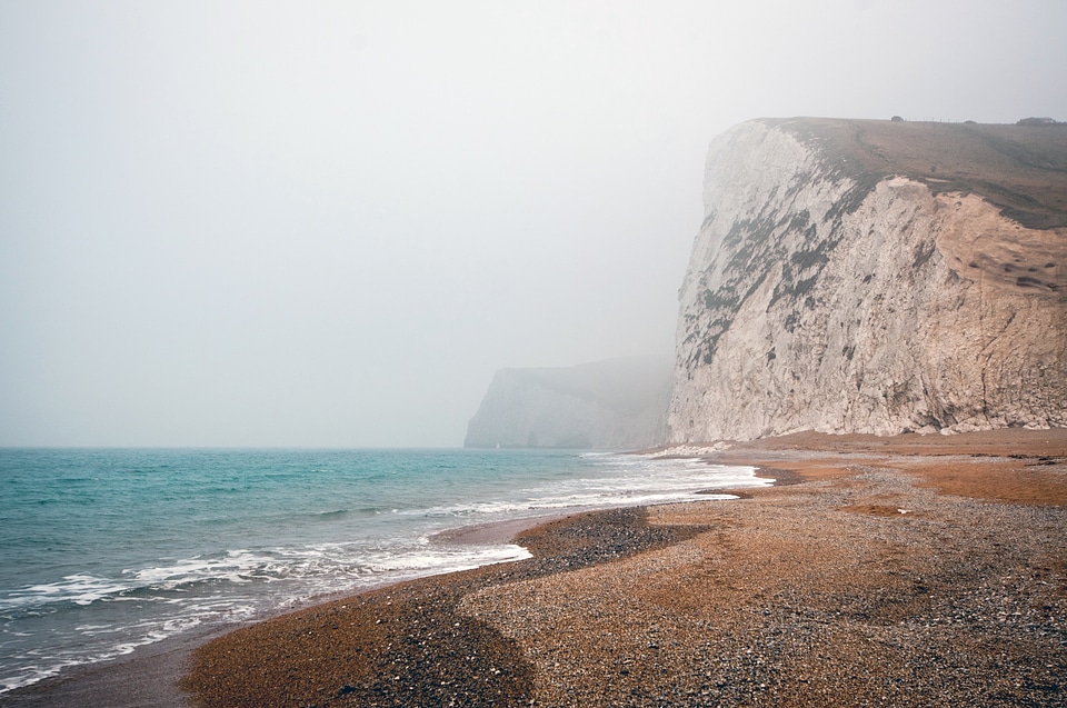Shore rocks sea
