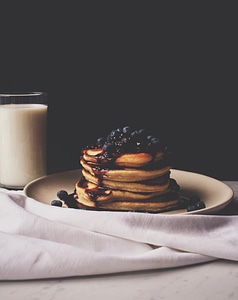 Sweet pancakes photo