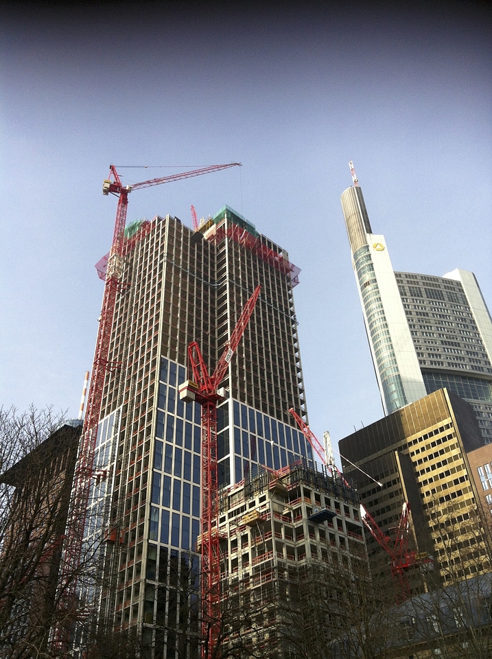 Crane scaffold baukran