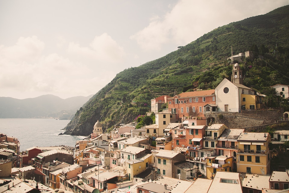 Old town by the coast