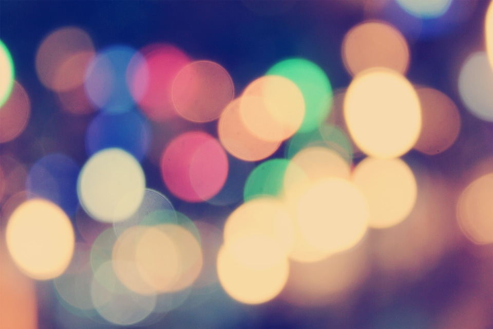 Bokeh effect photo