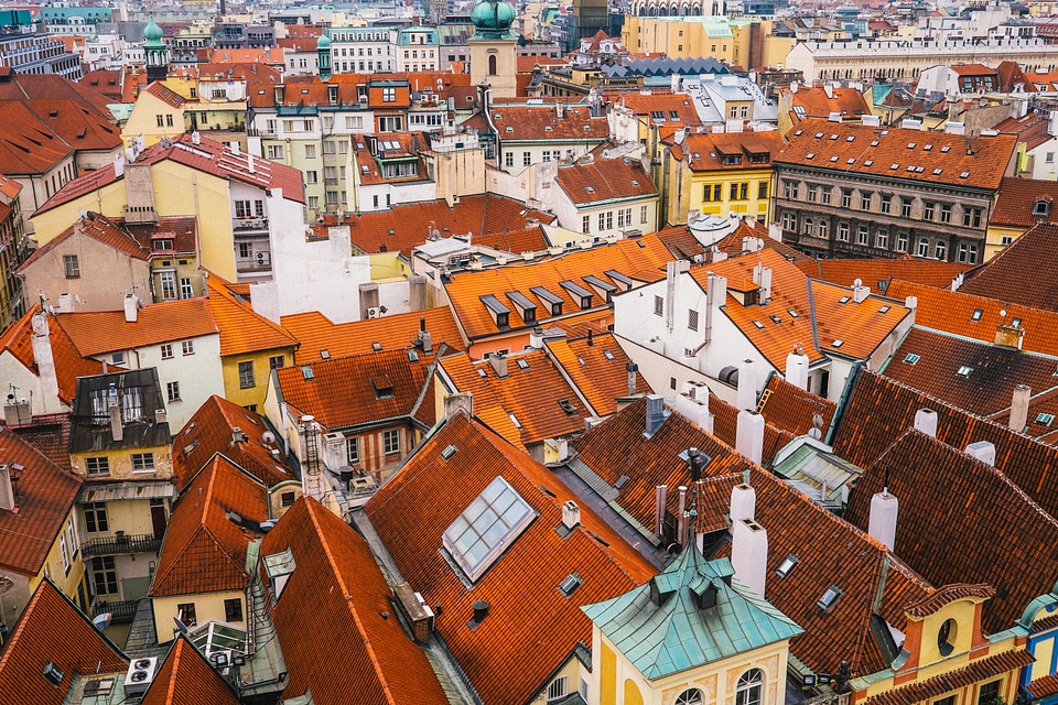 City rooftops photo