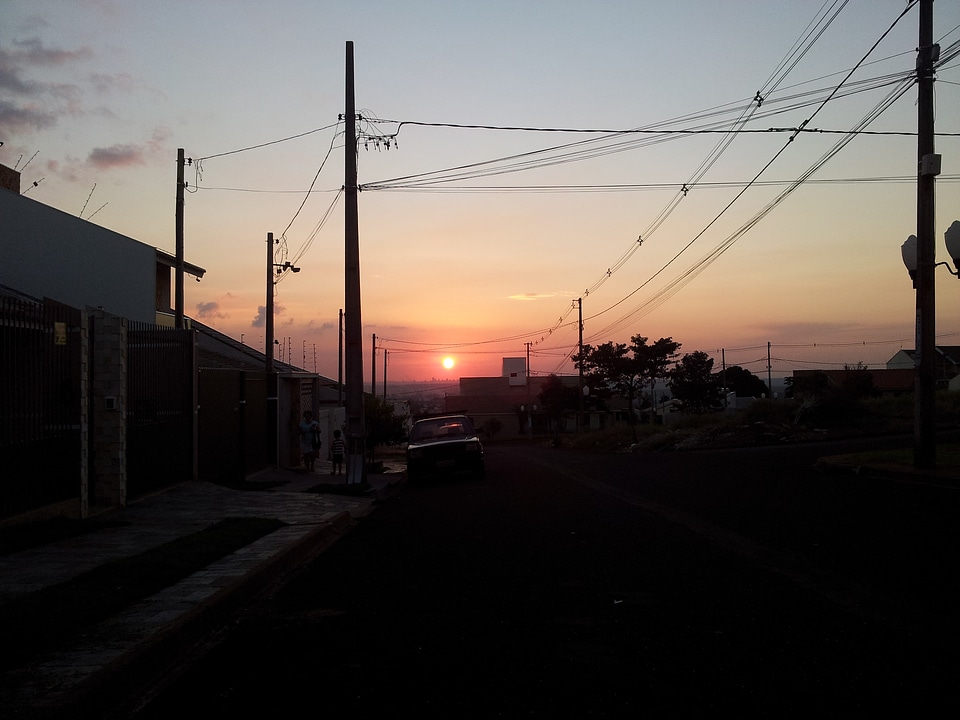 Sunset city sunset sol