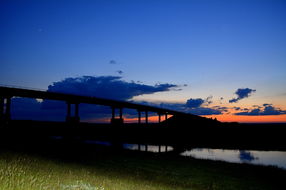 Bridge in the dark