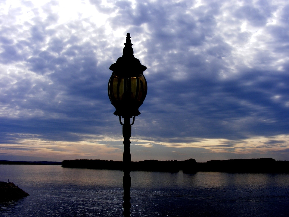 Lantern on the shore