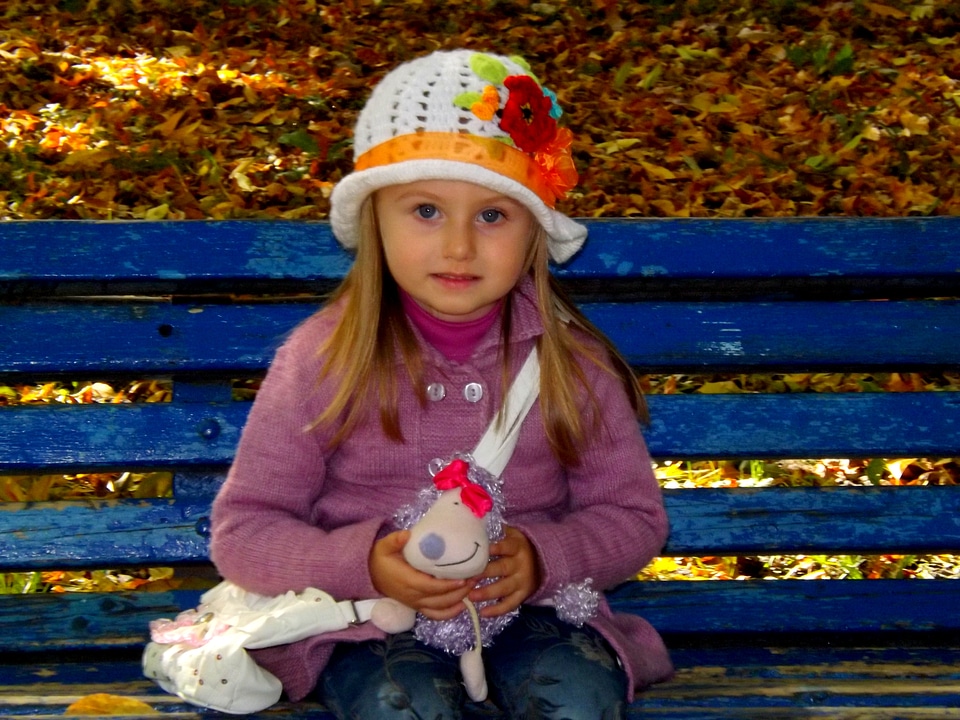 Girl on the bench