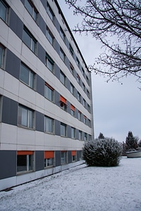 Grey sky grey in grey building