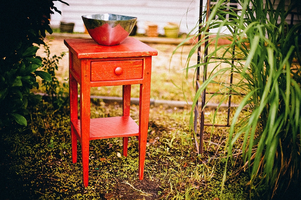 Cabinet red furniture