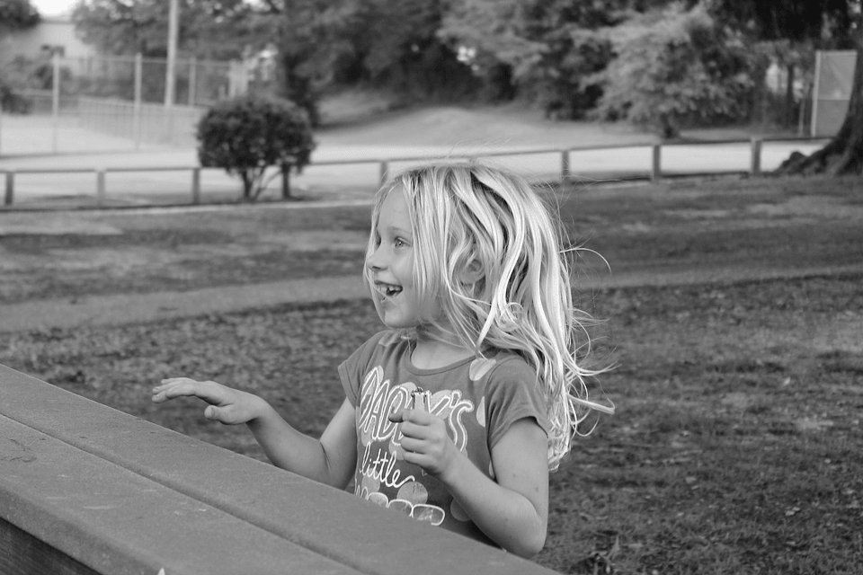 Young female cheerful