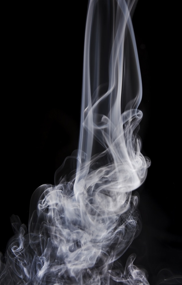 White abstract smoke