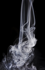 White abstract smoke photo