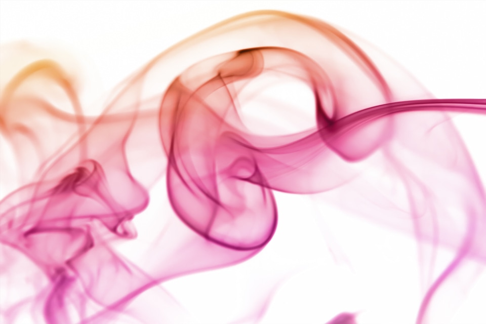 Orange and Pink Abstract Smoke