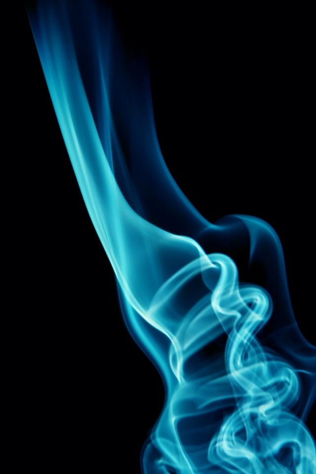Blue smoke