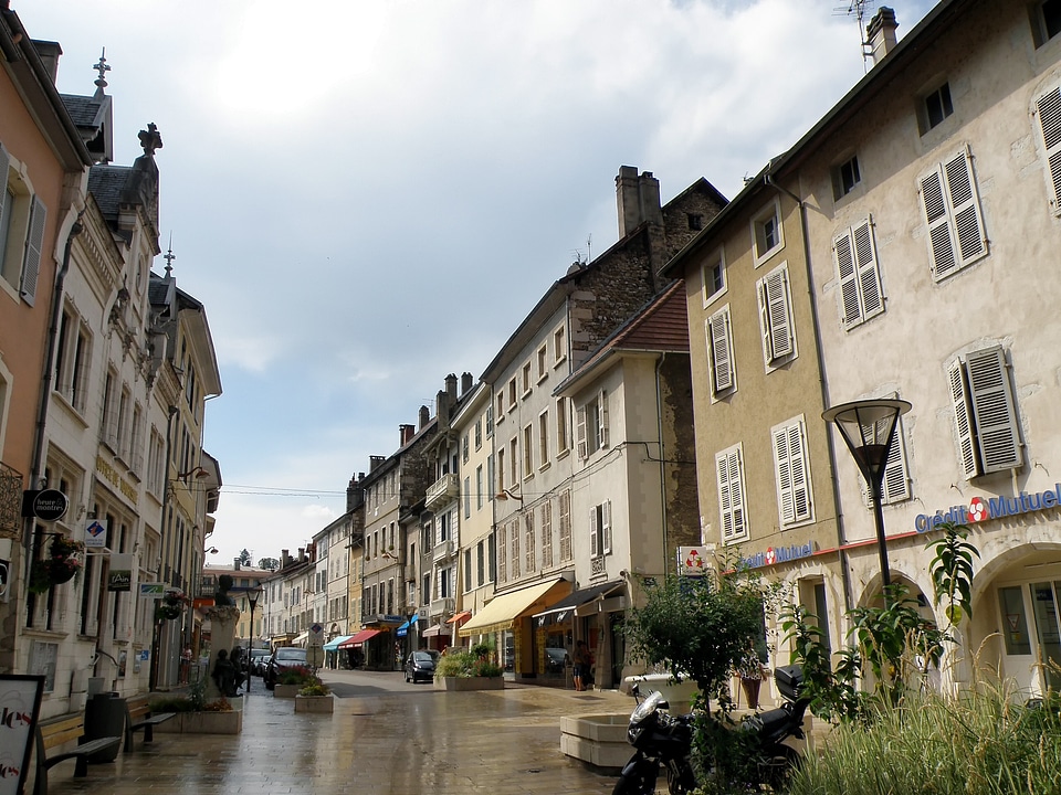 Architecture street sidewalk