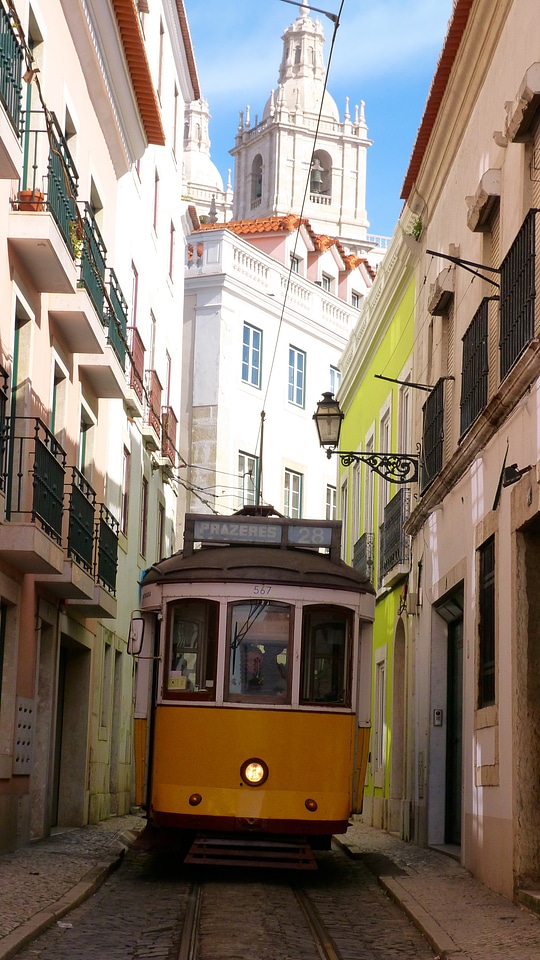 Historic center lisbon architecture