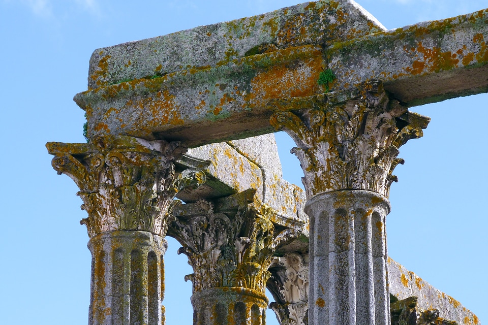 Roman building facade