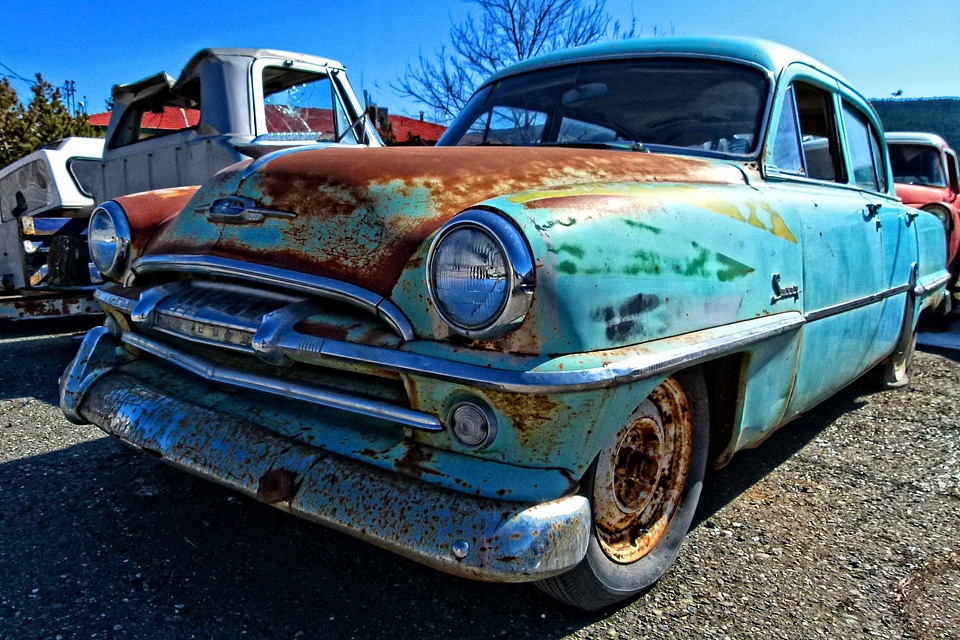 Automobile colorful transportation