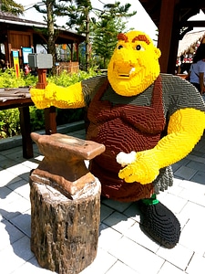 Theme park kid lego