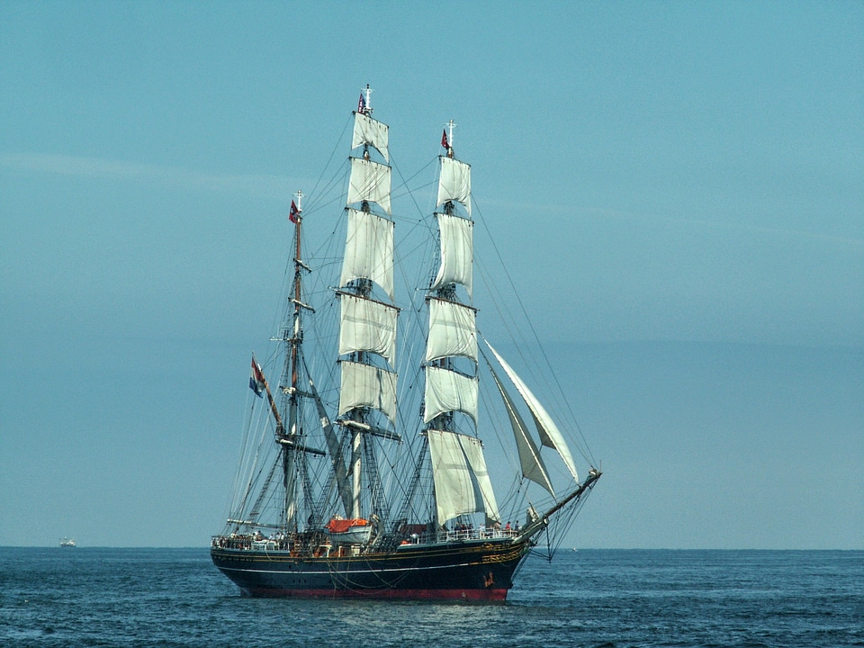 Sails sky clouds
