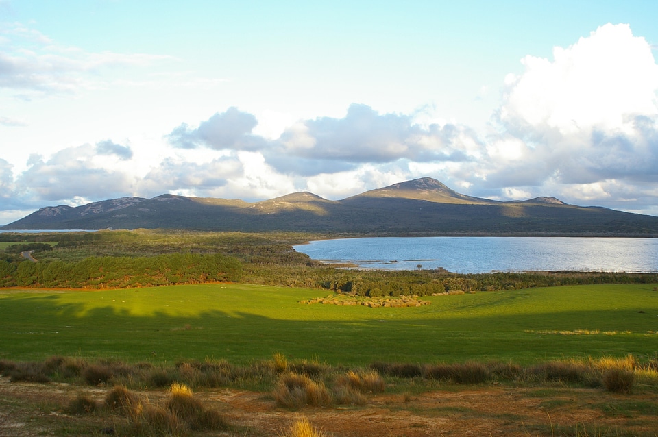 Landscape scenery coast