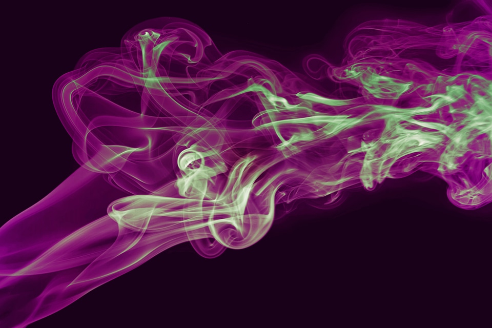 Purple Abstract Smoke Background