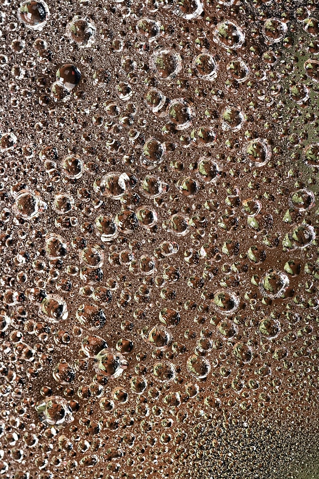 Abstract water drops background