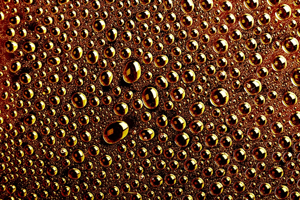 Abstract water droplet background