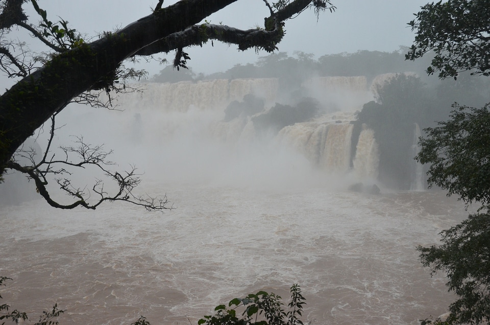 Falls flow landscape