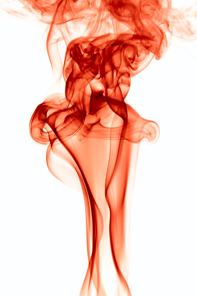 Red smoke background