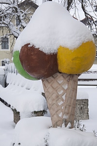Winter blast ice ice cream parlour photo